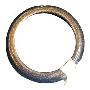 Burmese Black Jade Ring Grade A Size 7.5 8 mm Width Jewelry